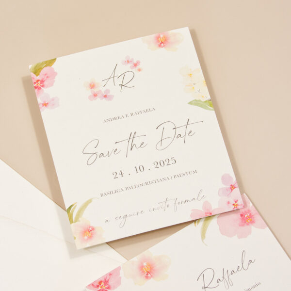 Partecipazione Matrimonio Orchidee - immagine 4