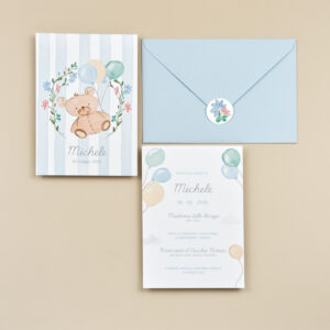 Invito Battesimo Dolce Orsacchiotto