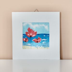 Quadretto Acquerello Papaveri