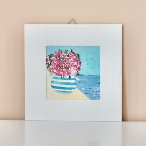 Quadretto Acquerello Vaso di Fiori